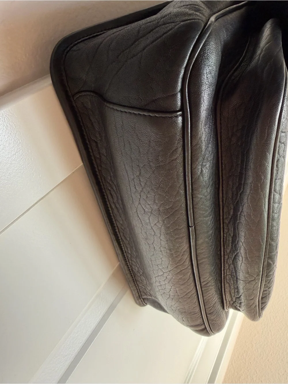 Saint Laurent Black Lamb Niki Signature Leather Shoulder Bag Silver Hardware
